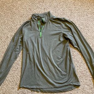 Men’s Nike Grey Dri-Fit Quarter Zip!  Size M!  Great Condition!